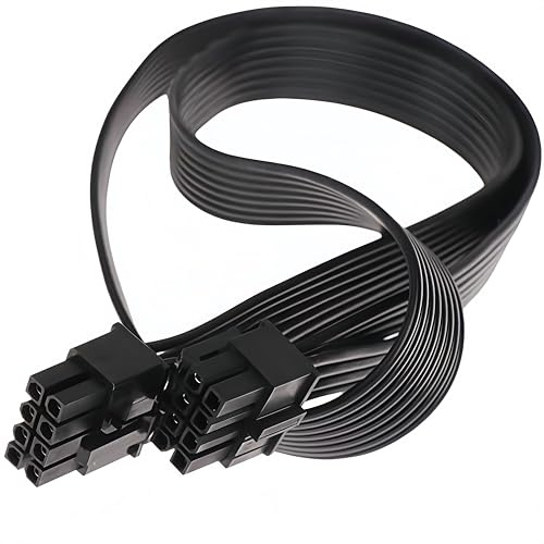CPU 8 pin maschio a CPU 8 pin (4+4 staccabili) maschio EPS-12V adattatore di alimentazione per scheda madre Corsair Modular alimentatore da 25 pollici (non PCI-e - nessun cavo VGA GPU)