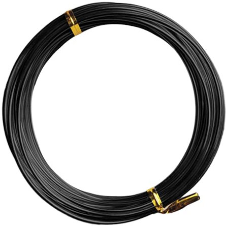 Filo di Alluminio Nero 1 mm × 30 m - Metallico per Saldatura, Fissaggio, Bricolage e Giardinaggio