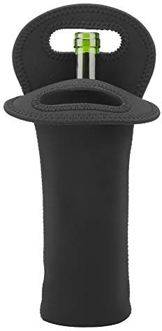 Greensen Enfriador de Botellas de Neopreno de 750 Ml Bolsa para Botellas de Vino con Asa de Transporte, Bolsa de Transporte de Neopreno Aislada Botella con Funda de Neopreno para Vino,
