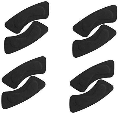 FRCOLOR 8 Paare High Heels Fersenaufkleber Ferseneinsätze für Damen Futter für Schuhgriffe antirutsch rutschfeste Schuheinlagen Fersenpatch High-Heels-Pad Schwamm Hacke fuß aufkleber 4d