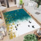 Bereichsteppich,3D-Teppichbunter Fantasy-Schmetterling Entscheidender Moment Gedruckt Wohnkultur rutschfest Weich,Kinderzimmer-Teppich - Polyester-Soft-Touch 80 X 120 cm / 31.5 X 47.2 -0R2D8G9