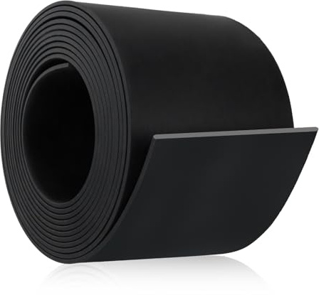 Tira de goma flexible rollo de caucho 3m×100mm×3mm plancha goma antivibración tira de neopreno para protección contra impactos (no adhesivo)
