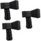 Alasum 9pcs Microphone Clip Holder and Adapter for Studio Stage and School Use Easy to Install Compatible Microphones