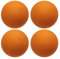 Yugugomo Squashbälle, 4er Pack Gummi-Squashball, Squashball Für Anfänger, Gut Sichtbarer Gummihohlball Für Outdoor-Sportarten, Training Für Profispieler, Für Einsteiger Und Hobbyspieler