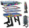 HLC 14 In 1 Multigame Spieletisch, Billard/Baketball/Tischtennis/Speed-Hockey/Bogen/Bowling/Lagerkugel/Hufeisen/Kragen/Schach/Tic-Tac-Toe/Mikado Spiel/Backgammon.