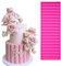mostsom Molde de encaje de silicona para decoración de tartas, tapete de encaje de cilindro comestible de pasta de goma en relieve, impresión de fondant para cupcakes, dulces, arcilla de bricolaje