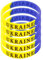 LZYWOD Ukraine Flagge Silikon Armband Flagge Ukraine Armband Ukraine Ukrainisch Gummi Ukrainische Souvenirs Armband Fan Pat Geschenke