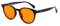 OKH Blaulicht-blockierende Brille Herren Damen für Computer Gaming Brille Anti Blendung Anti Augen Stamm Reduzieren Kopfschmerzen Runde Blaulichtfilter Brillen (Orange-99%-Schwarz)
