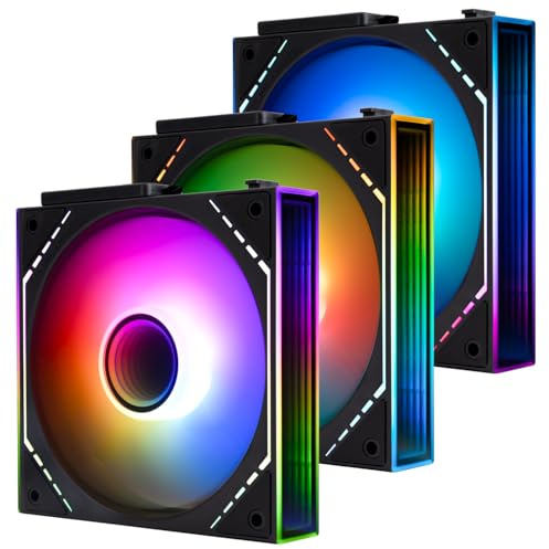 Thermalright TR TL-M12QR-S X3 Ventola di raffreddamento per CPU inversa,120mm,connettore PWM,raffreddamento silenzioso per PC con luce ARGB,ventola per PC collegata senza fili con effetto luce