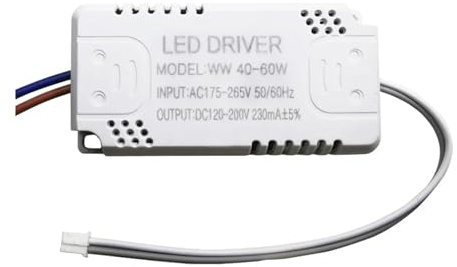 MAMA'S PEARL Pilote LED 230 mA 8-24 W 24-40 W 40-60 W 60-80 W 80-120 W 100-150 W Alimentation de l'unité d'alimentation du pilote de courant constant LED Transformateur LED Ballasts(40-60W)