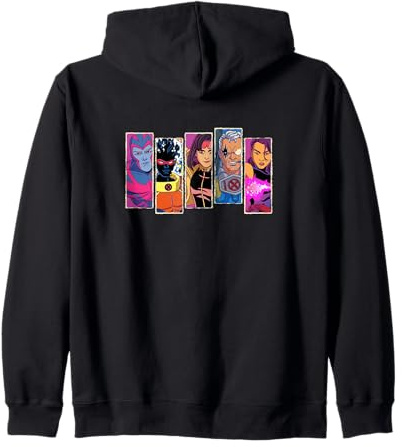 Marvel Studios X-Men '97 Season 2 Cable Team X-Force Collage Zip Hoodie