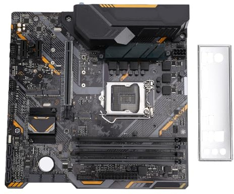 Plyisty Scheda Madre Desktop B360M PLUS, Socket LGA 1151 per Processori Core I9 I7 I5 I3 Pentium Gold Celeron di Ottava e Nona Generazione, con Alimentazione Digitale a 4+1 Fasi