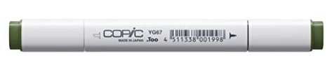 COPIC Classic Marker Typ YG - 67, Moss, professioneller Layoutmarker, mit einer breiten und einer feinen Spitze