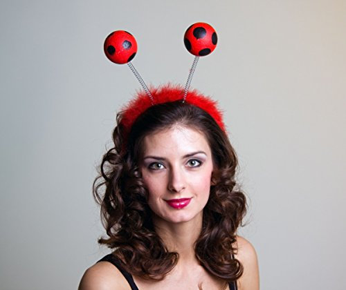 Generique - Serre-tête antennes de Coccinelle Femme