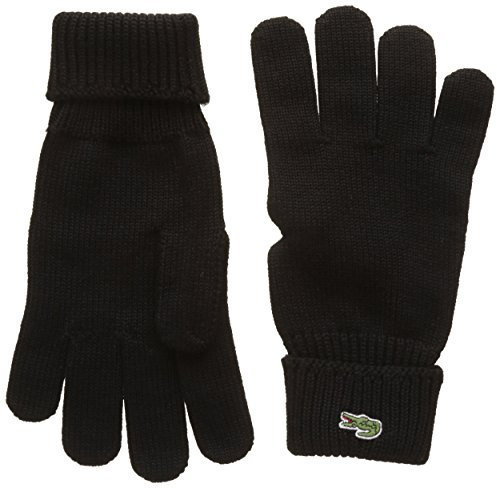 Lacoste RV4214, Gants Homme, (Noir), Medium (Taille Fabricant : M)