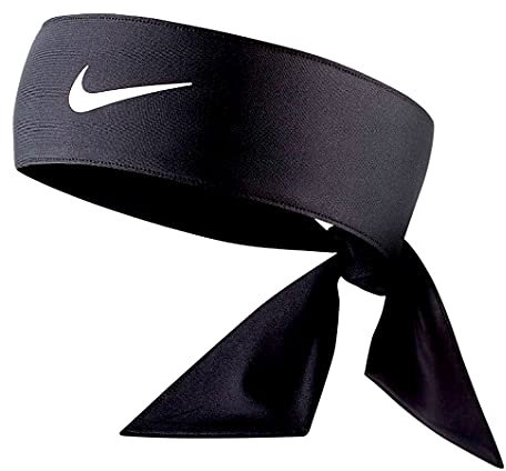 Nike Dri-Fit Head Tie 2.0 Haarbänder, Black/White, One Size