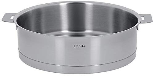Cristel - S22QL - Sauteuse inox 22cm - sans poignée amovible - Collection Strate
