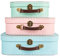 Set of 3 Retro Storage Suitcases