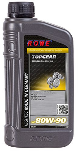 ROWE Hightec Topgear SAE 80W-90-1 Liter PKW Getriebeöl mineralisch | Made in Germany