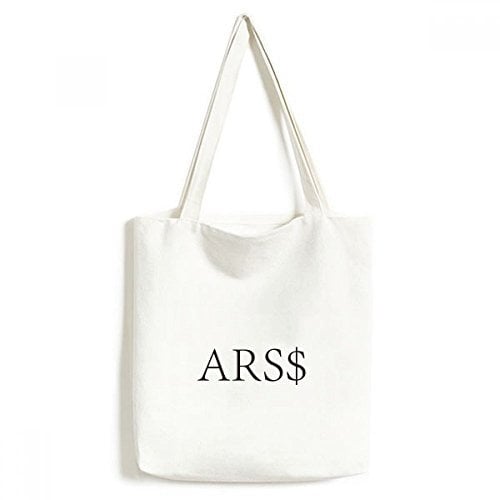DIYthinker Währungssymbol Argentinischer Peso Environmentally Waschbar Einkaufs-Tasche Fertigkeit-Geschenk 33 * 40cm Mehrfarbig