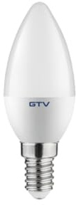 GTV LED Kerzenlampe C30 E14 3,0W 260lm 4000K Neutralweiß 230V 160° Kerzenform Mini Glühbirne