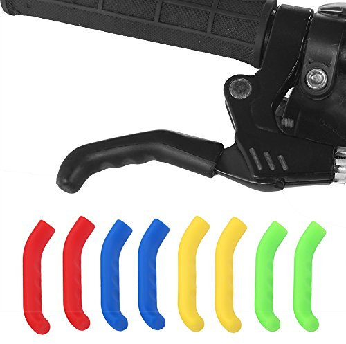 Tbest Schutzhülle für Fahrradbremse, Deckel für Bremshebel aus Silikon, wasserdicht, rutschfest, Universal, für Rennrad, Mountainbike, Fahrrad, Blau