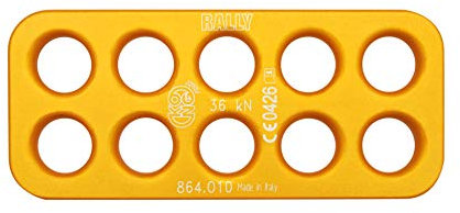 KONG Rally Placa de Anclaje Plana, Hombres, Arancione, /