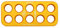 KONG Rally Placa de Anclaje Plana, Hombres, Arancione, /