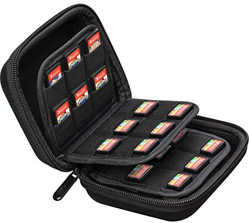 ButterFox 32-120 Switch Game Case for Nintendo Switch, Switch Game Card Storage Holder or SD Memory Card Case, Schwarz, 45 +12Micro SD, Für Switch-Spielkarten
