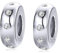 Abalorios de Navidad, 2 piezas de plata de ley 925 auténtica, estrellas y flores, espaciadores de cristal para pulsera Pandora, dije para el día de la madre (cristal), Auténtica plata de ley 925,