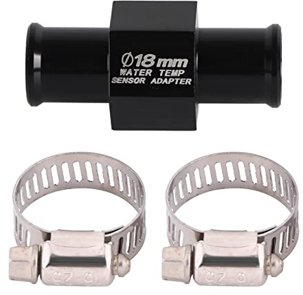 Fydun Adaptador de temperatura del agua motocicleta Medidor de temperatura agua motocicleta Manguera del tubo manómetro(18mm)
