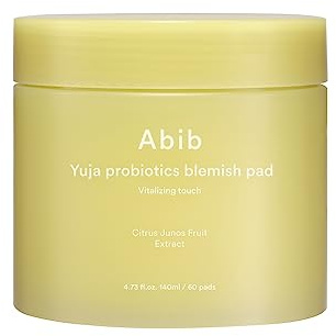 Abib Yuja Probiotics Blemish Pad Vitalizing Touch 60 Stück 140 ml