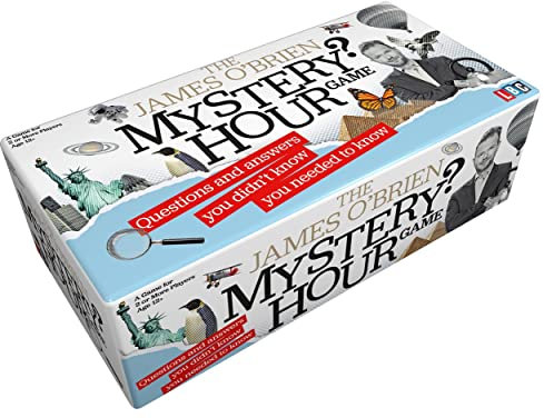 The James O’Brien Mystery Hour Official Family Board Game | Solve Curious Questions | Laugh-Out-Loud Quiz Challenge for Adults & Kids | Inspired by the Hit LBC Radio Show | 2 + Players