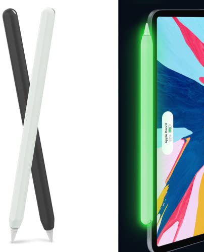 AhaStyle Silicone Case for Apple Pencil 2nd Gen & Pro (2024) - Ultra Thin Protective Cover Compatible with Magnetic Charging and Double Tap