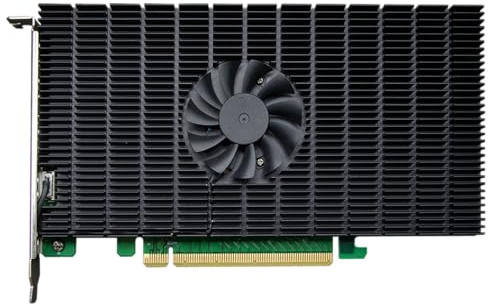 HighPoint 4-Port M.2 SSD7105 PCIe Gen3 Bootable NVMe RAID Controller for Windows & Linux Systems.