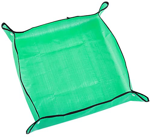Skyzone Tapis de Jardinage de Plantes Tapis de Jardin imperméable Tapis d'opération de Plantation et rempotage Pliable pour Plantes succulentes d'intérieur (100cmx100cm)
