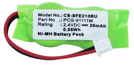 CMOS Battery For Sony VAIO PCG-7134M, 2/V15H, 2/V20H, FL2/V11H-WR, PCG-91111M, Varta 2/V30H,