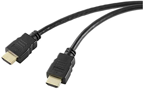 Speaka Professional HDMI Anschlusskabel HDMI-A Stecker, HDMI-A Stecker 3.00 m Schwarz SP-10481296 8K UHD, PVC-Mantel HD