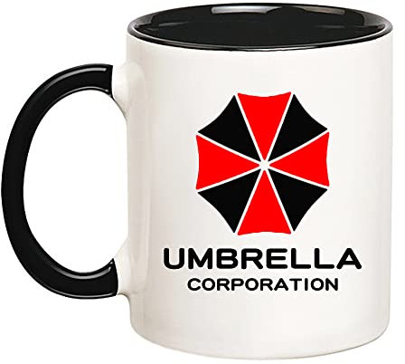 Fonhark Tasse mit Umbrella Corporation-Logo, Resident Evil, 325 ml