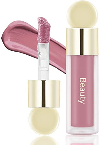 Boobeen Liquid Blush Velvet Cream Blush Makeup Matte Soft Gel Face Blush Makeup for Cheeks, Lightweight Blendable Liquid Blush Stick, Long-lasting Smooth Natural Blush Color