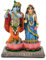 alikiki Indisches Hochzeitsgeschenk Radha Krishna – 14,5 cm H Radha Krishna Statue Murti Idol Figur für indisches Paar Pooja Murti Artikel Altar Schrein Meditation Yoga Spirituelle Dekoration Puja