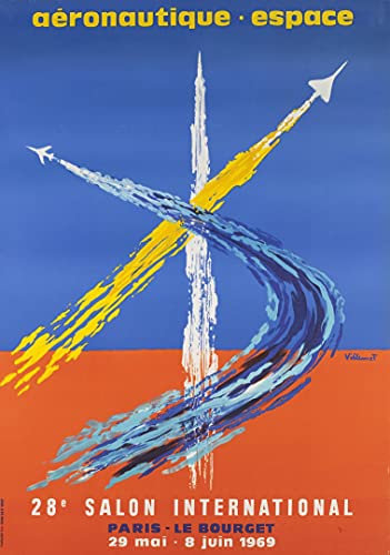 Blechschild Vintage Poster, Kunst, Raketenschiff-Druck, Weltraumreise-Poster, Airshow-Poster, Jet-Kunst, Weltraumdrucke, Ingenieur-Geschenk, 20,3 x 30,5 cm
