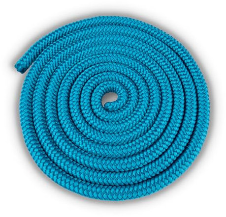 HAEST corda per saltare per bambini e adulti | Lunghezza 2,40 m | Verde | Peso 100 g | Ideale per sport scolastici e di club | Robusta e regolabile