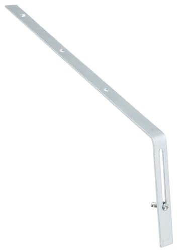 SPARES2GO Gutter Top Rafter Bracket Universal Galvanised Steel Fascia Support Fixing (300mm)