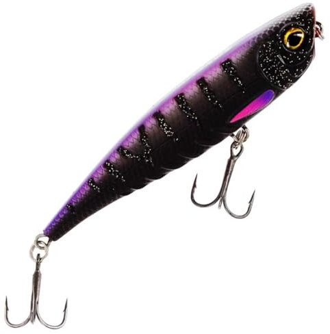 Westin Spot-On Top Walker 12.5cm 27g - Oberflächenköder, Stickbait, Pencil, Topwaterköder, Köder zum Spinnfischen, Farbe:Black Haze