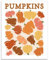 SUPERDANT Kürbisse Herbst Wandkunst Drucke Vintage Kürbis Papier Poster Druck Elfenbein Poster Karton Kunst Weiß Pappe Zeichnung Bunte Hintergrund Hauszimmer Kaffeebar Wanddekor Thanksgiving Dekor