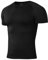 Niksa 1 Pack Kompressionsshirt Herren, Funktionsshirt Atmungsaktiv Sportshirt Herren Kurzarm Schnelltrocknendes Lauf Shirts Gym Shirt, Schwarz, S