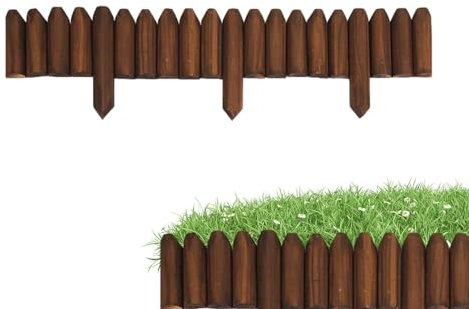 Clôture courte en bois de jardin, panneaux de clôture en bois,Écran de clôture en bois pour | Bordures de parterre de fleurs, écran de porte de clôture en bois pour de maison, treillis d'escalade de d