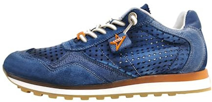 Cetti Zapatos de hombre Zapatos con cordones Azul Casual, Ante Used Navy, 41 EU