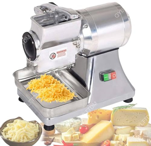 Grattugia elettrica per formaggio, grattugia per formaggio commerciale, grattugia rotante elettrica, grattugia per formaggio in acciaio inox, 49x32x48,5 cm